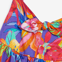 Load image into Gallery viewer, Tropical Tie Front Blouse (3-12yrs)