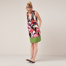 Load image into Gallery viewer, Multi Print Linen Blend Summer Shift Dress