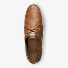 Load image into Gallery viewer, Tan Brown Boat Shoes
