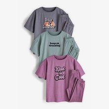 Load image into Gallery viewer, 3 Pack Pyjamas With Elasticated hem (3-12yrs)