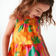Load image into Gallery viewer, Tropical Floral Jersey Tier Vest & Trousers Set (3mths-6yrs)