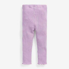 Load image into Gallery viewer, Lilac Purple Long Sleeve Knitted Peplum Legging Set (3mths-5yrs)