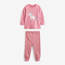 Load image into Gallery viewer, Pink / Blue Unicorn Next Pyjamas 3 Pack (9mths-8yrs)