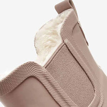 Load image into Gallery viewer, Lilac Purple Warm Lined Chelsea Welly Boots