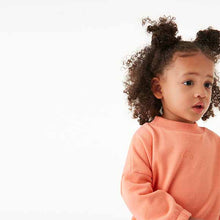 Load image into Gallery viewer, Orange Sweatshirt Soft Touch Jersey (3mths-5yrs)