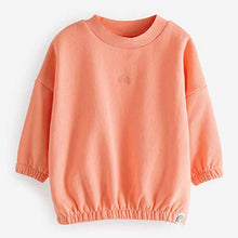 Load image into Gallery viewer, Orange Sweatshirt Soft Touch Jersey (3mths-5yrs)