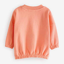 Load image into Gallery viewer, Orange Sweatshirt Soft Touch Jersey (3mths-5yrs)