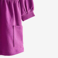 Load image into Gallery viewer, Purple Sweat Dress (3mths-6yrs)