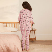 Load image into Gallery viewer, Pink Poodle Cotton Blend Legging Pyjamas