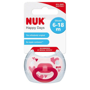 NUK SOOTHER SILICON SIGNATURE - 6-18 M