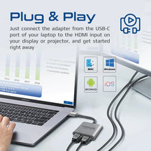 Load image into Gallery viewer, PROMATE 4K High Definition USB-C to Dual HDMI Adapter