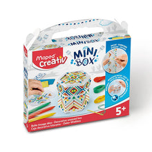 Load image into Gallery viewer, Mini Box-Maped Boite Tissage Deco 907033