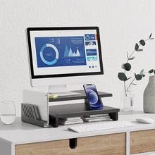 Load image into Gallery viewer, Twin Deck Monitor Stand