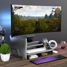 Load image into Gallery viewer, Twin Deck Monitor Stand