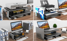 Load image into Gallery viewer, Twin Deck Monitor Stand
