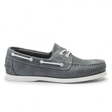 Load image into Gallery viewer, Men's Boat Shoes Nubuck Blue Nubuck Leather