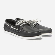 Load image into Gallery viewer, Men's Boat Shoes Marine Leather