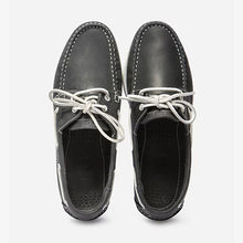 Load image into Gallery viewer, Men's Boat Shoes Marine Leather