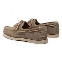 Load image into Gallery viewer, Men's Boat Shoes Fat Leather Beige