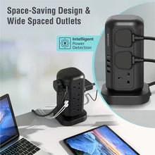 Load image into Gallery viewer, PROMATE 16-in-1 Multi-Socket Surge Protected Power Tower 5M