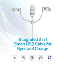 Load image into Gallery viewer, PROMATE UNILINK-TRIO USB-A to Lightning, Type-C and Micro-USB, 2mt