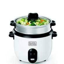 Load image into Gallery viewer, BLACK+DECKER 1.8 L Non Stick Rice Cooker with Glass Lid