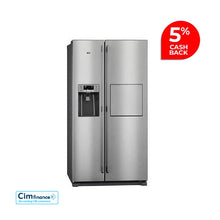 Load image into Gallery viewer, AEG 527L Fridge Freezer Side By Side Stainless Steel With Water Dispenser - Allsport