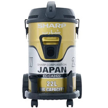 Load image into Gallery viewer, SHARP Barrel Canister Dry Gold Vacuum Cleaner 2400W