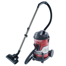 Load image into Gallery viewer, SHARP Barrel Canister Dry Red Vacuum Cleaner 2100W