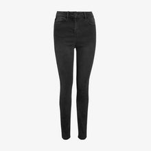 Load image into Gallery viewer, Washed Black High Rise Skinny Jeans - Allsport