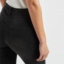 Load image into Gallery viewer, Washed Black High Rise Skinny Jeans - Allsport
