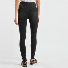 Load image into Gallery viewer, Washed Black High Rise Skinny Jeans - Allsport