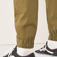 Load image into Gallery viewer, Tan Brown Slim Fit Stretch Utility Trousers