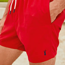 Load image into Gallery viewer, Red Swim Shorts