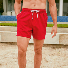 Load image into Gallery viewer, Red Swim Shorts