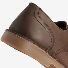 Load image into Gallery viewer, Brown Leather Desert Shoes