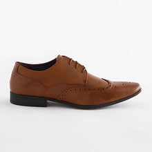 Load image into Gallery viewer, Tan Brown Brogue Shoes