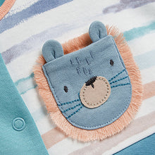 Load image into Gallery viewer, Green Watercolour Character 4 Pack Baby Printed Rompers (0mths-18mts)