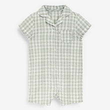 Load image into Gallery viewer, Mint Green Pyjama Single Romper (0mths-18mths)