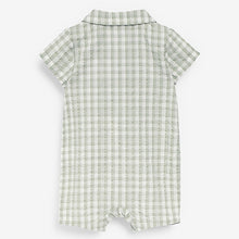 Load image into Gallery viewer, Mint Green Pyjama Single Romper (0mths-18mths)