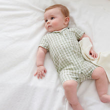 Load image into Gallery viewer, Mint Green Pyjama Single Romper (0mths-18mths)