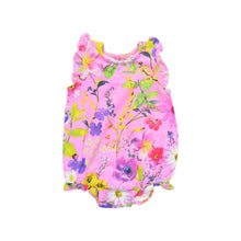 Load image into Gallery viewer, Bright Floral 4 Pack Romper (0mth-18mths)