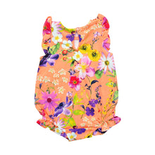 Load image into Gallery viewer, Bright Floral 4 Pack Romper (0mth-18mths)
