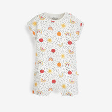 Load image into Gallery viewer, Bright Appel Print 3 Pack Baby Rompers (0mths-18mths)