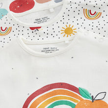Load image into Gallery viewer, Bright Appel Print 3 Pack Baby Rompers (0mths-18mths)