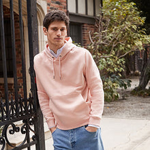 Load image into Gallery viewer, Light Pink Plain Jersey Hoodie