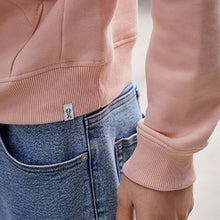 Load image into Gallery viewer, Light Pink Plain Jersey Hoodie