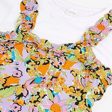 Load image into Gallery viewer, Floral Cami Dress And T-Shirt Set (3-12yrs)
