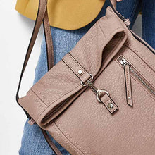 Load image into Gallery viewer, Lilac Purple Utility Style Messenger Bag