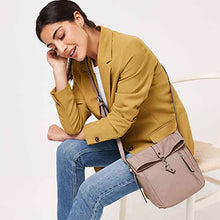 Load image into Gallery viewer, Lilac Purple Utility Style Messenger Bag